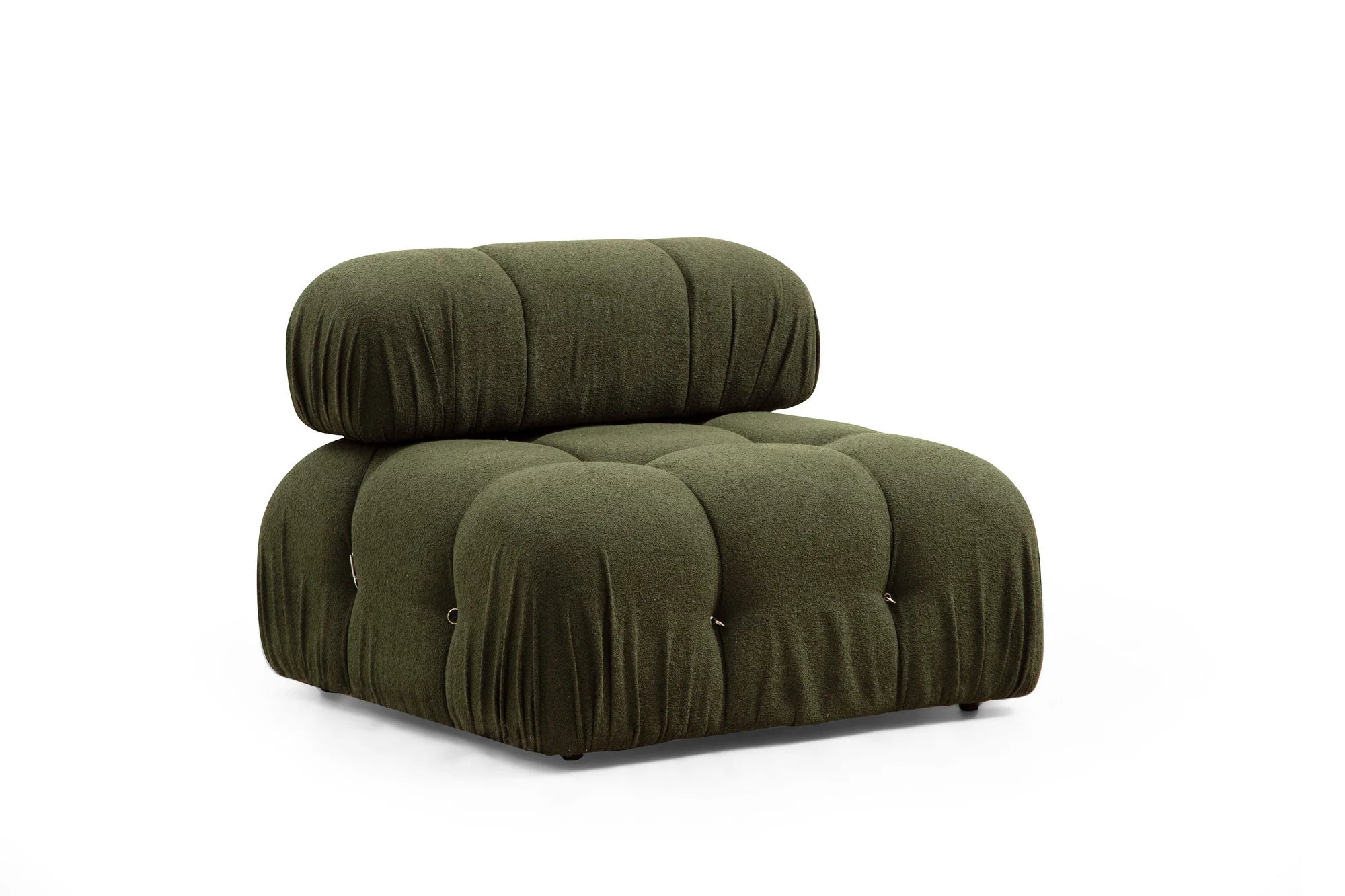 Bubble Green L1 Ecksofa - Grün