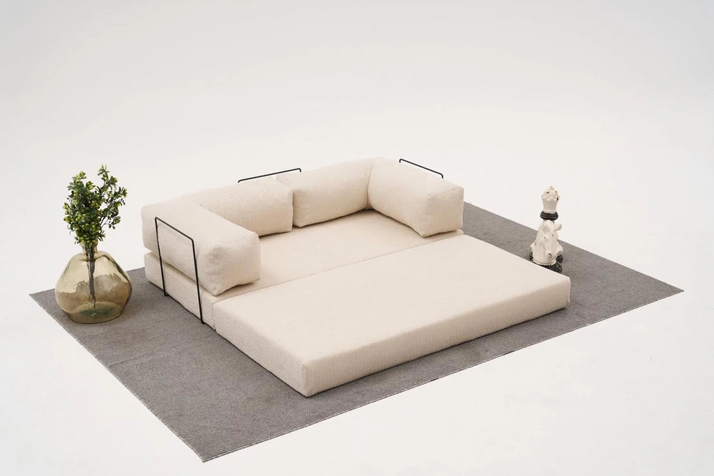 Comfort 3er Sofa - Sahne