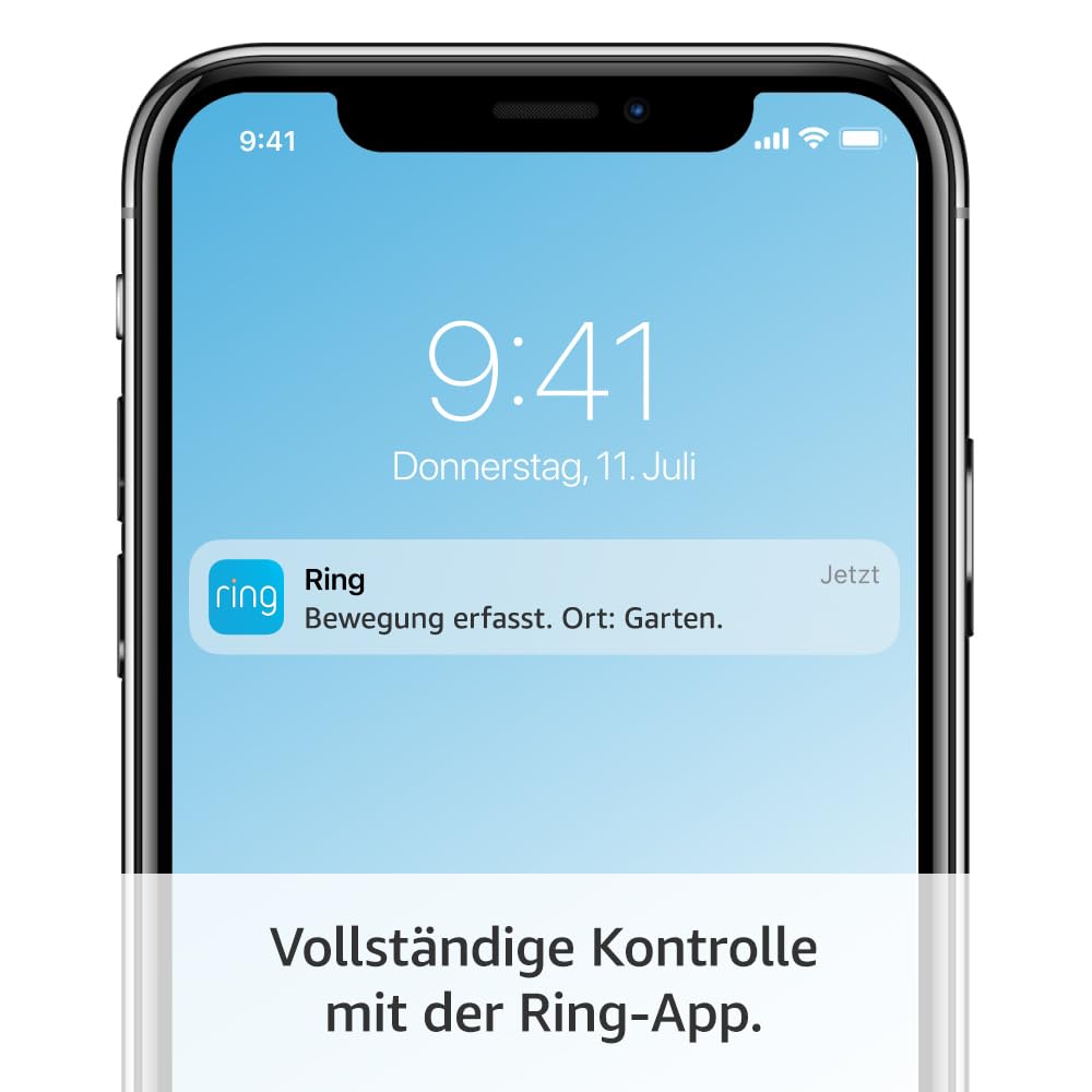 Ring Außenkamera Pro Solar (Stick Up Cam Pro) | Solarbetriebene Überwachungskamera aussen mit 1080p-HDR-Video, WLAN, 3D-Bewegungserfassung, Alexa-kompatibel | 2 Sicherheitskameras