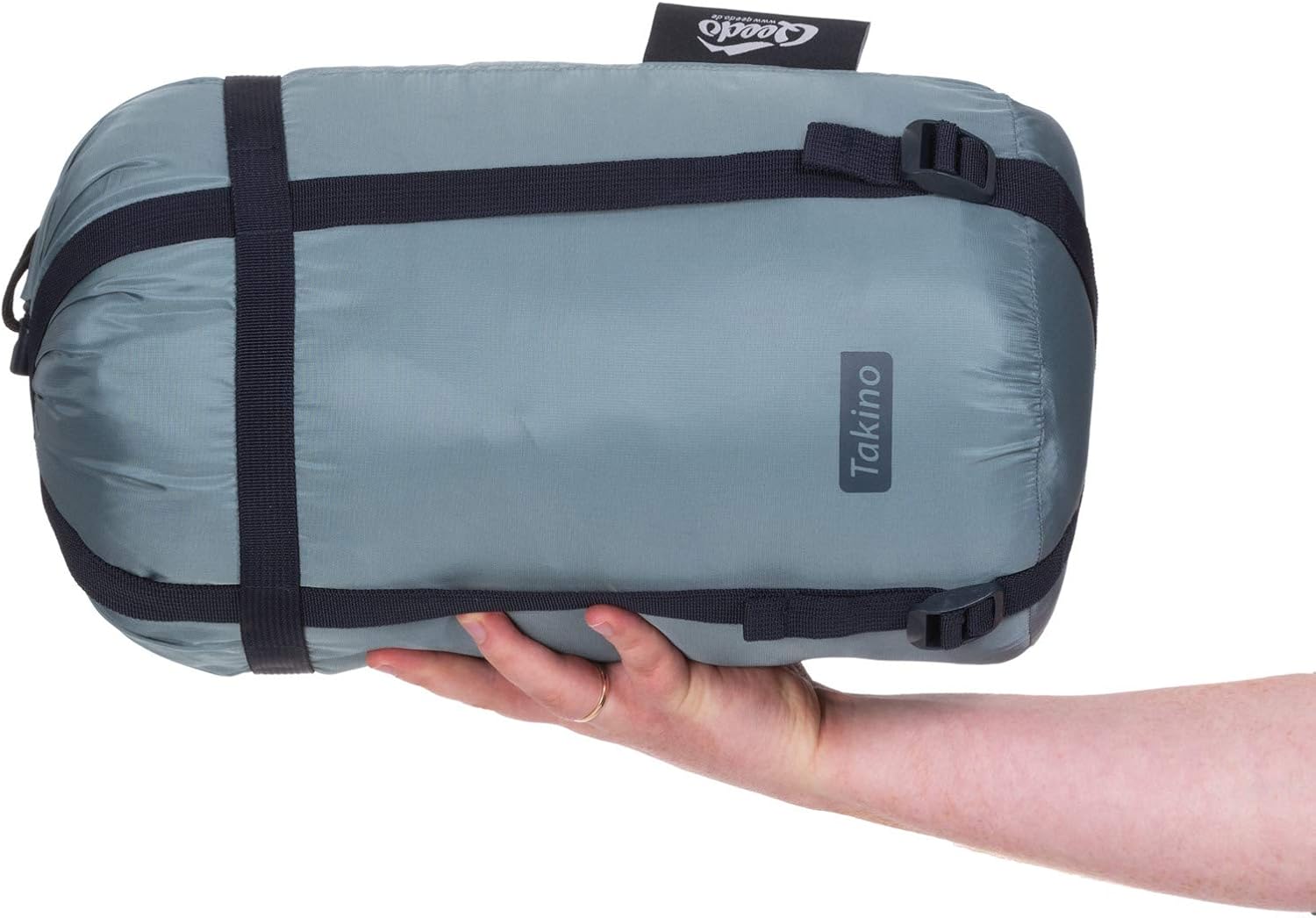 qeedo Takino Daunenschlafsack, Winterschlafsack (Gr. M & L) warm, klein & leicht