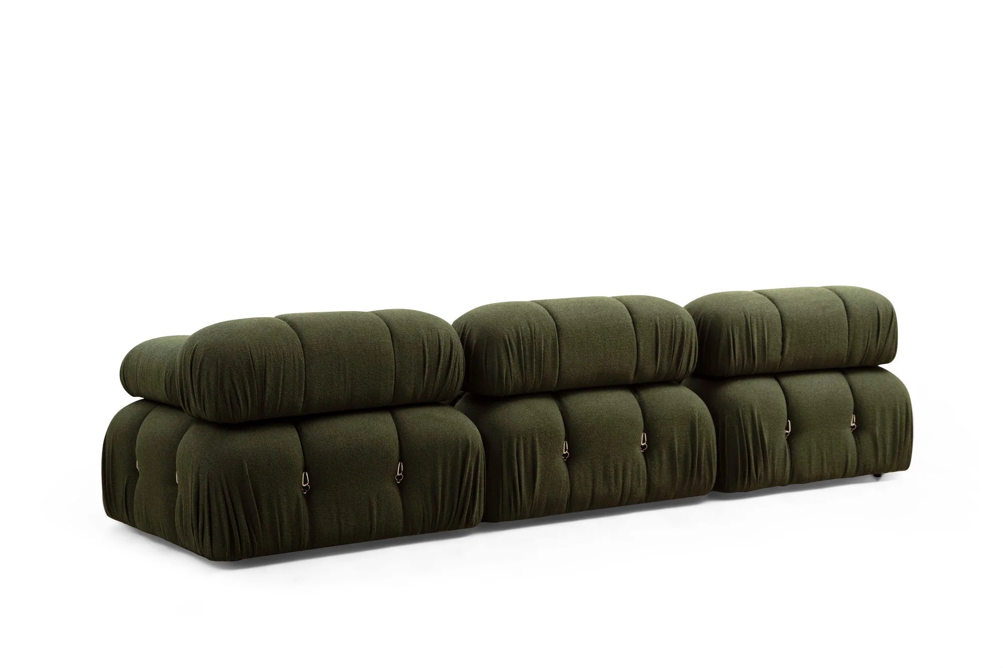 Bubble Green L1 Ecksofa - Grün