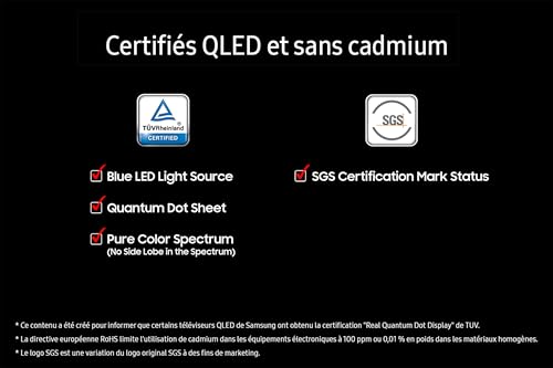 Samsung AI TV 55 Zoll QLED 55Q6F 4K Smart TV, Quantum Dots, Q4 Lite Processor, WiFi, Airplay, HDR, Q-Symphony, OTS Lite, Knox Security, Gaming Hub, Bixby, integrierte App Betreiber