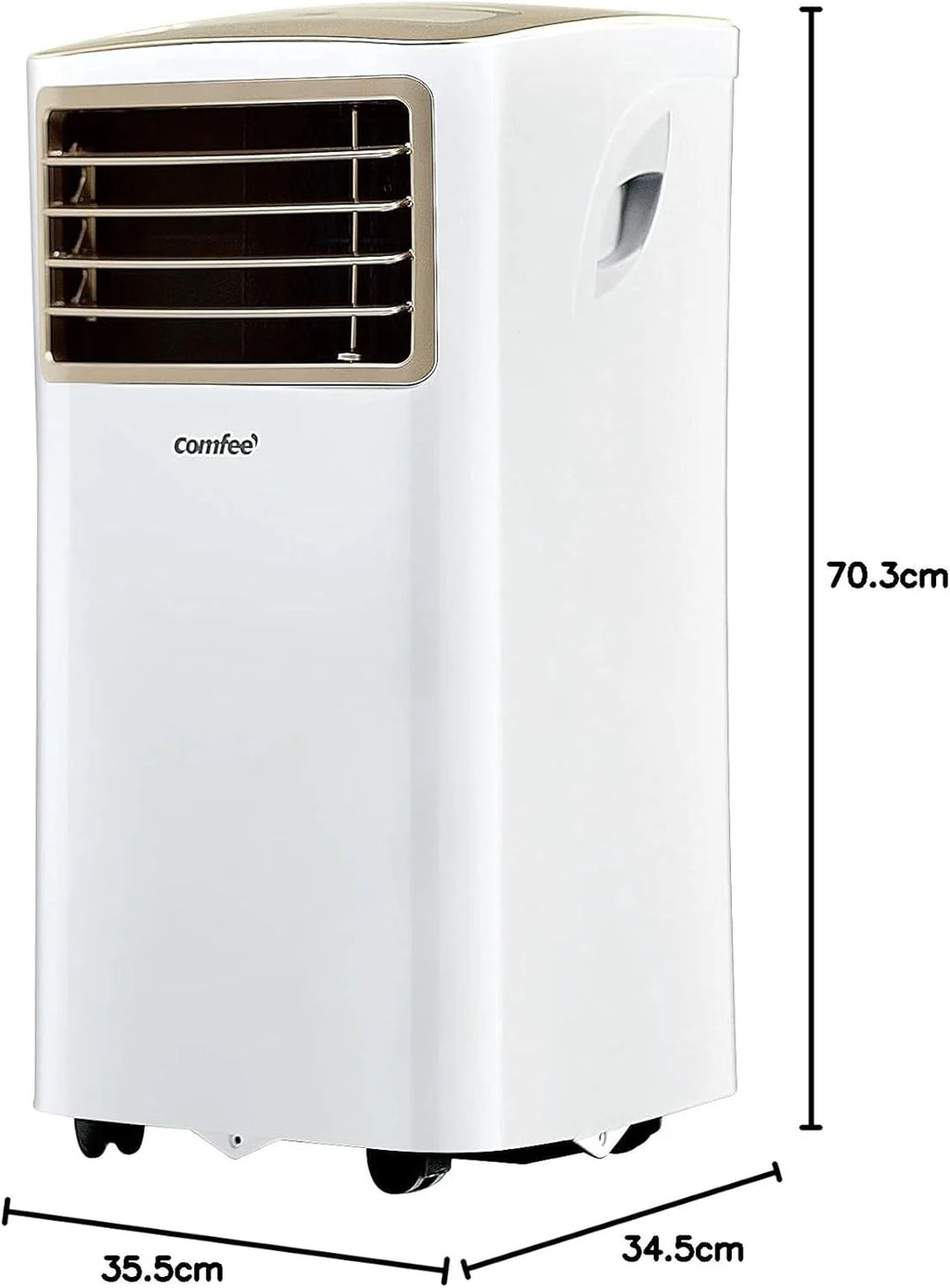 Comfee Mobiles Klimagert Easy Cool 2.0, 7000 BTU 2,0kW, Kühlen&Ventilieren&Entfeuchten, Raumgre bis 68m(25㎡), APP-Steuerung/Alexa/Google Home/IFTTT, Mobile Klimaanlage mit Abluftschlauch