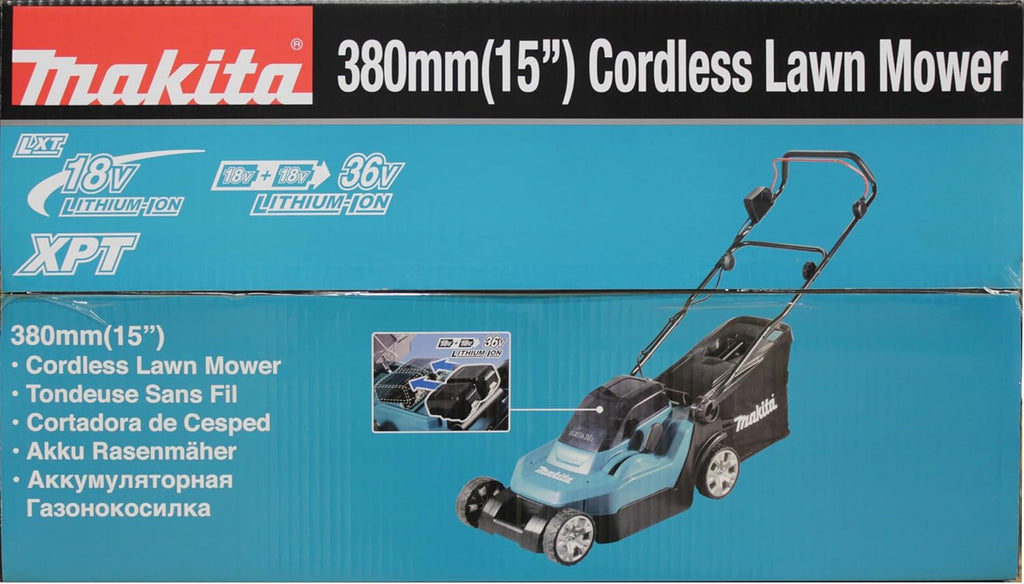 Makita DLM382Z Akku-Rasenmäher 2x18 V (ohne Akku, ohne Ladegerät)