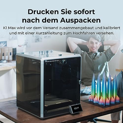 Creality K2 Plus Combo 3D-Drucker, 16-Farben Multimaterial-Druck, 350³mm XXL-Bauraum, Servo-Direktantrieb, Dual-KI-Kameras, Ultra-Leise