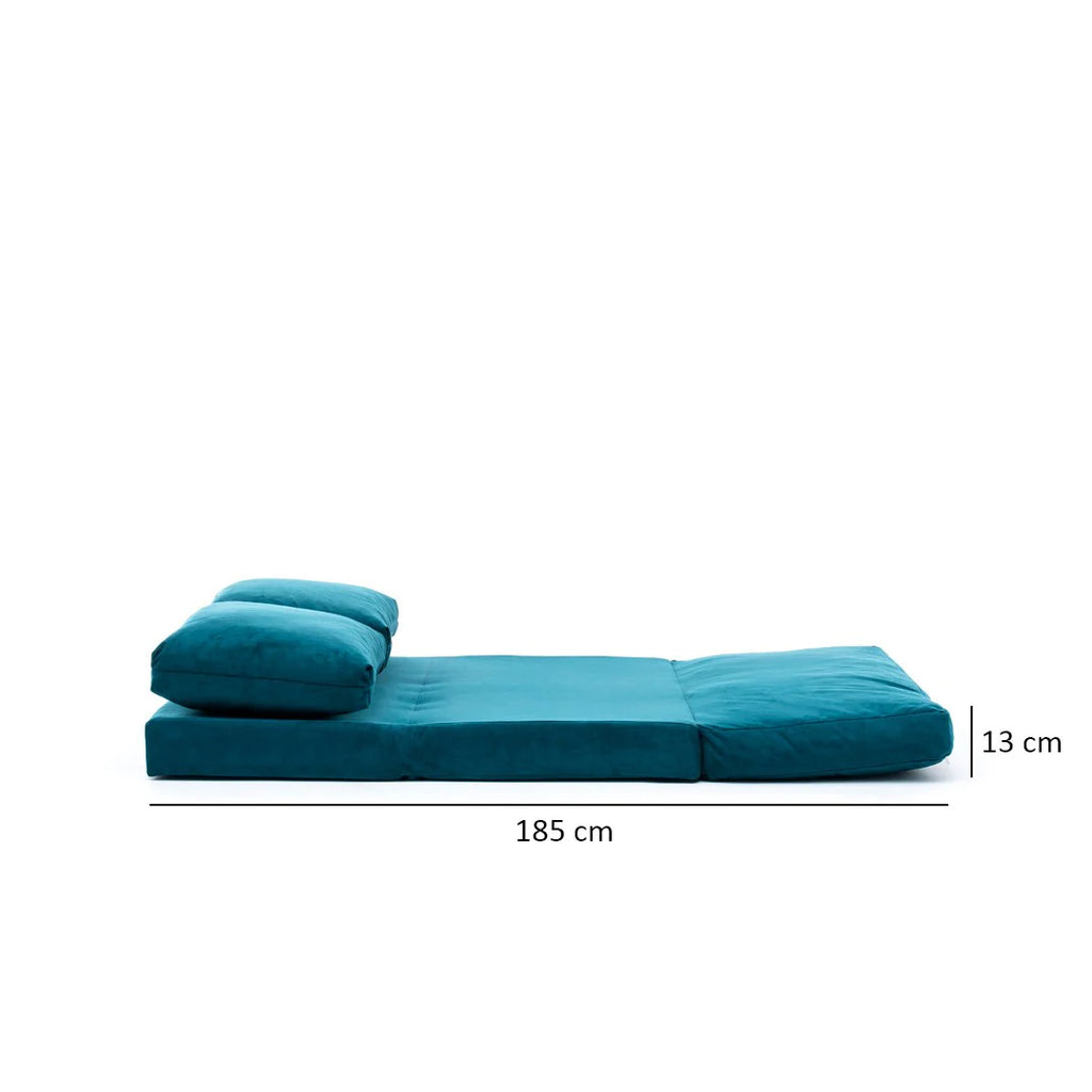 Taida Bettsofa - Petrolgrün