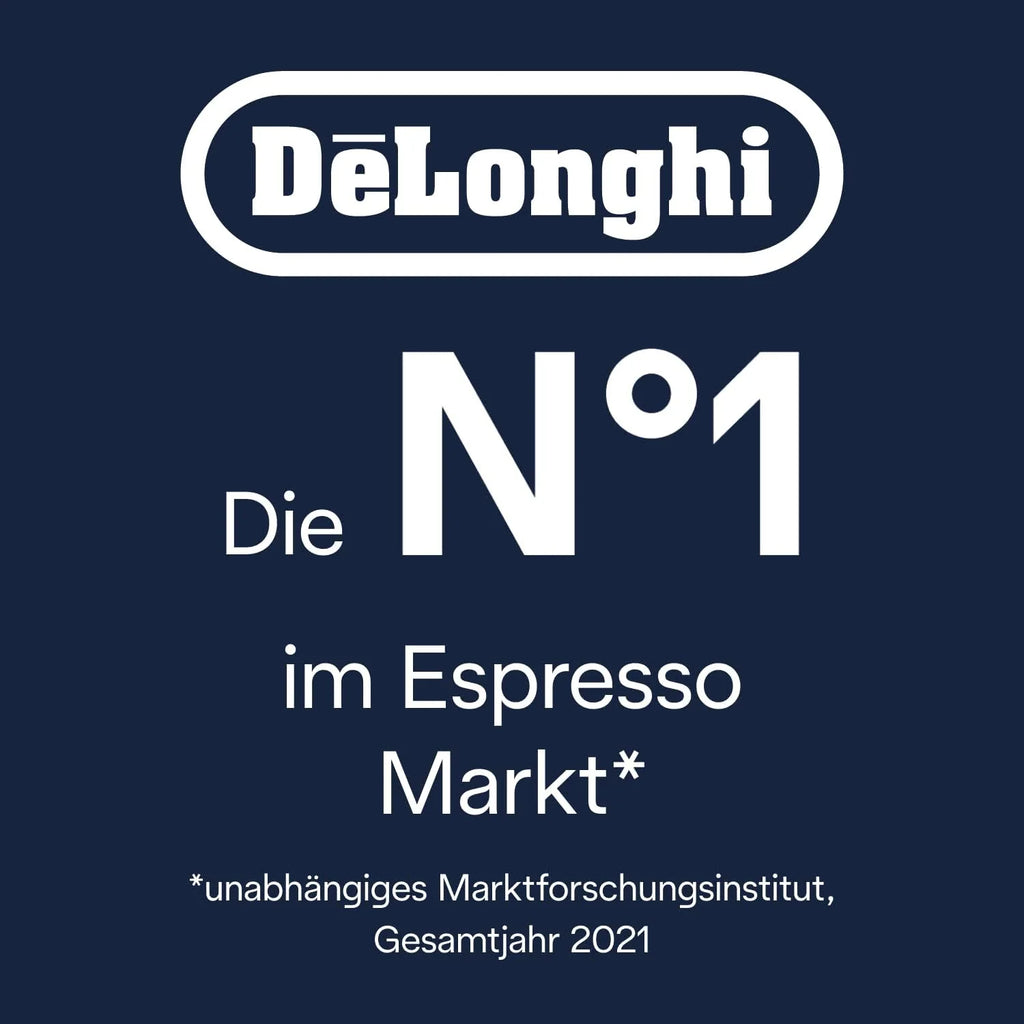 De'Longhi Magnifica Evo Next ECAM312.80.TB, Kaffeevollautomat mit 13 Getränken (Cappuccino, Espresso, Latte Macchiato), 2,4'' TFT Farbdisplay, LatteCrema Milchsystem, 2-Tassen-Funktion, Titan