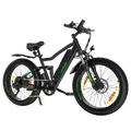 Hitway BK9 E-Bike - 500W Motor, 48V 15Ah, 26 x 4.0 Fat Tire - All-Terrain Mountain E-Bike