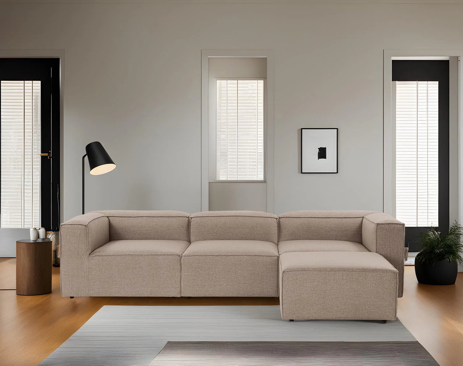 Fora Ecksofa - Braun