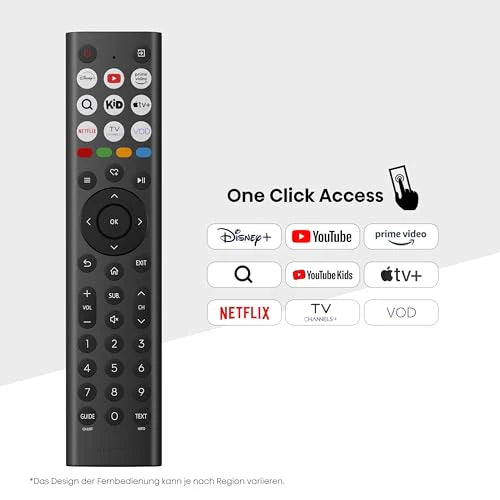 Hisense 40E4QT Fehrnseher, 40 Zoll, DLED, Smart TV, Game Mode, AI Sports Mode, Dolby Audio, Dolby MS12, DTS Virtual X, HDR10, HLG, Full HD, High Contrast, Rauschunterdrückung [2025]
