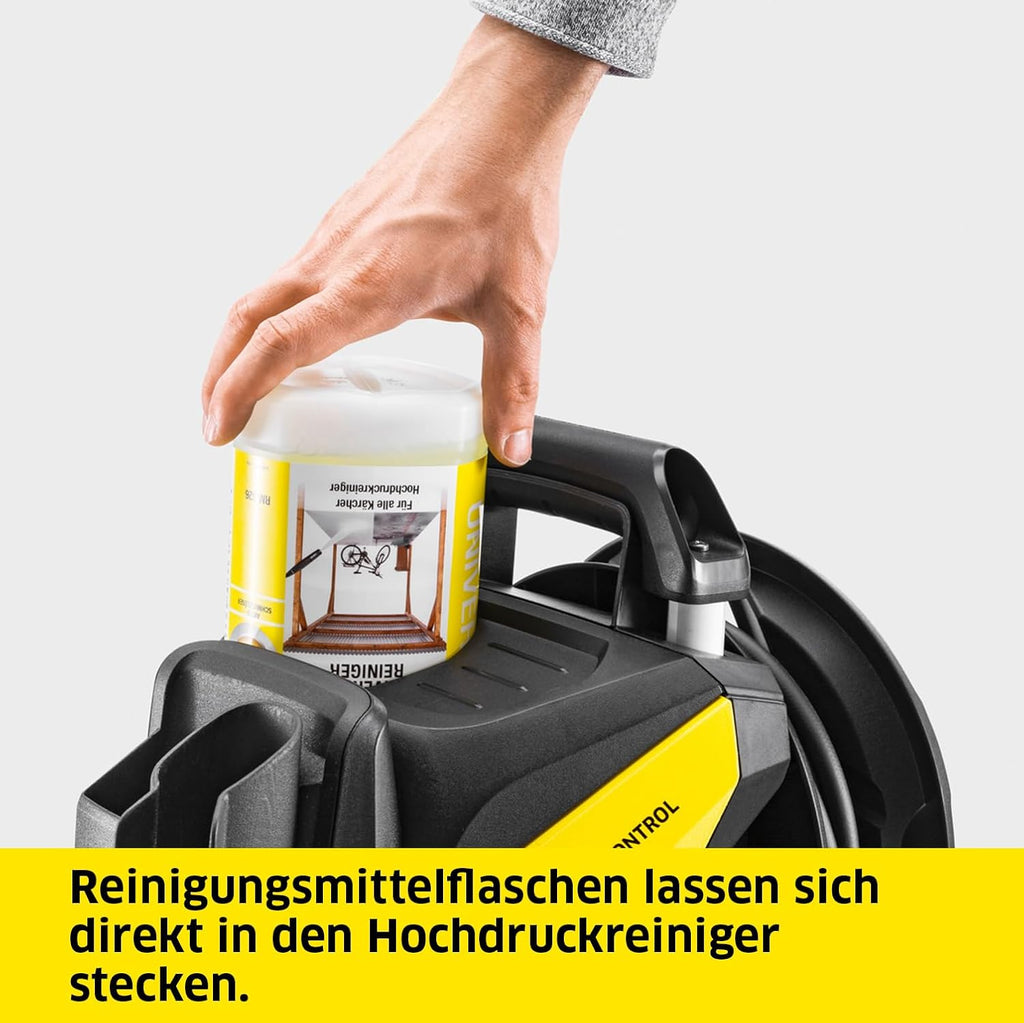 Kärcher Hochdruckreiniger K 7 Premium Power Home, Druck: 180 bar, Durchfluss: 600 l/h, Flächenleistung: 60 m²/h, Leistung: 3.000 W, Schlauchtrommel, mit Pistole, Dreckfräser, Strahlrohr