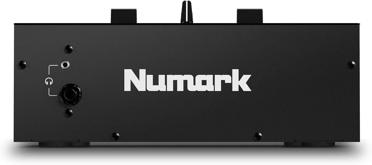 Numark Scratch - Zweikanal DJ Scratch Mixer mit Serato DJ Pro, Innofader Crossfader, DVS-Lizenz, 6 Direktzugriffseffektwählern und Performance Pads