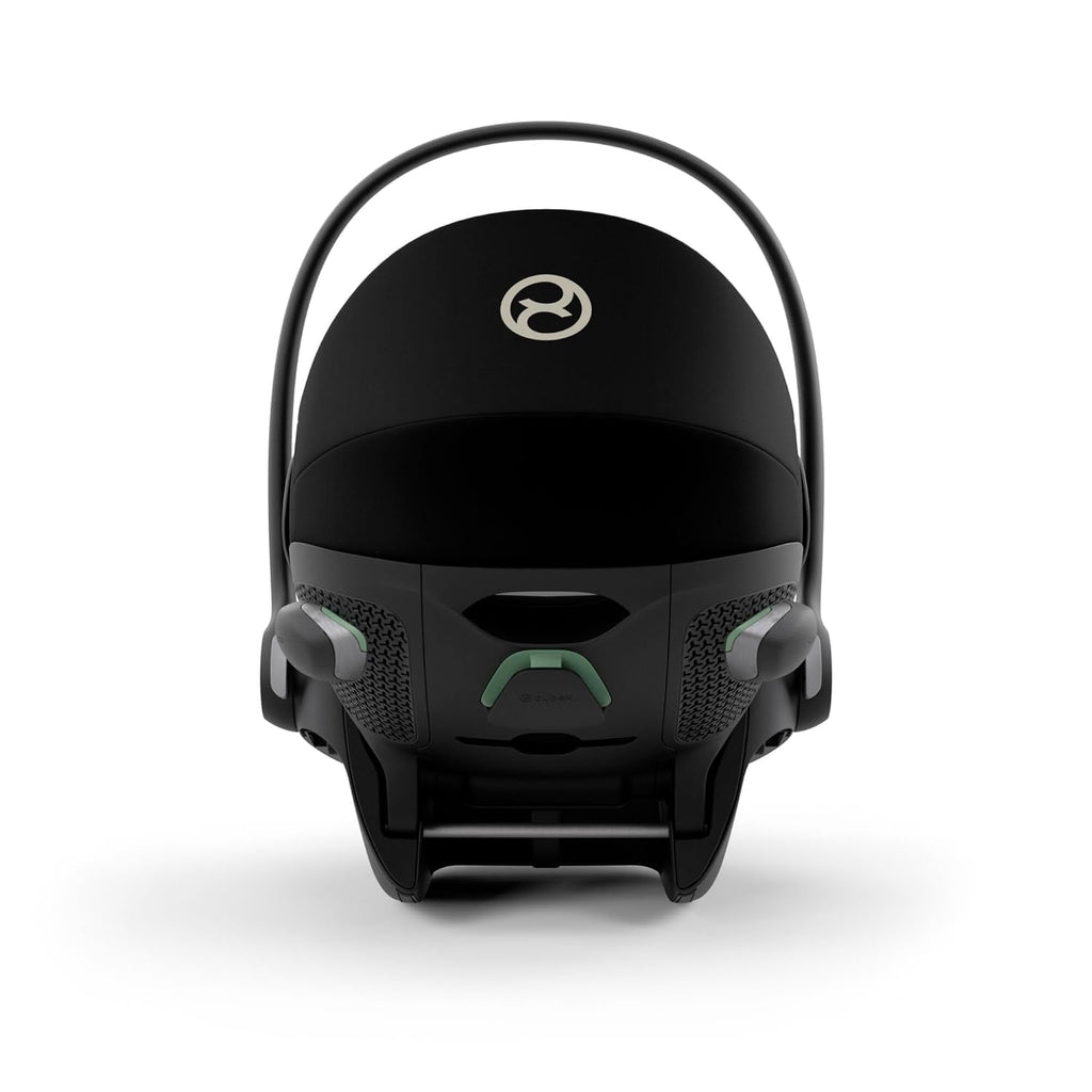 CYBEX Gold Kinderwagen EOS Lux 2-in-1 mit Babyschale Aton B2 i-Size und Babyschalen-Adapter, Reisesystem, Ab Geburt bis 22 kg (ca. 4 Jahre), Moon Black (Schwarz)