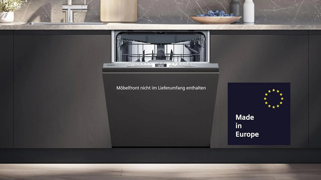 Siemens SN63EX06VE, iQ300 Smarter Geschirrspüler, Vollintegrierte Spülmaschine, 60 cm, Besteckschublade, Extra leise, varioSpeed, Automatische Türöffnung, Dreifach rackMatic, infoLight, intesiveZone