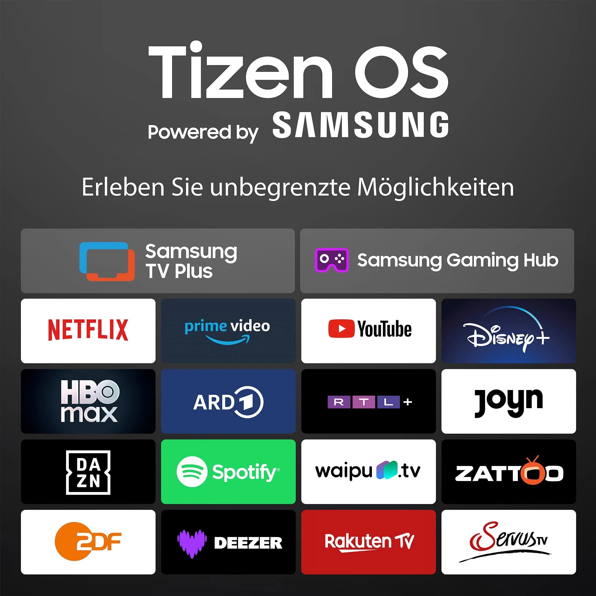 DYON ULTIMAX 40F-TI - 40 Zoll (100 cm) Full-HD Smart TV mit Tizen OS, Triple Tuner (DVB-C/-S2/-T2), Smart & Gaming Hub, Prime Video, Netflix, Disney+ [2025]