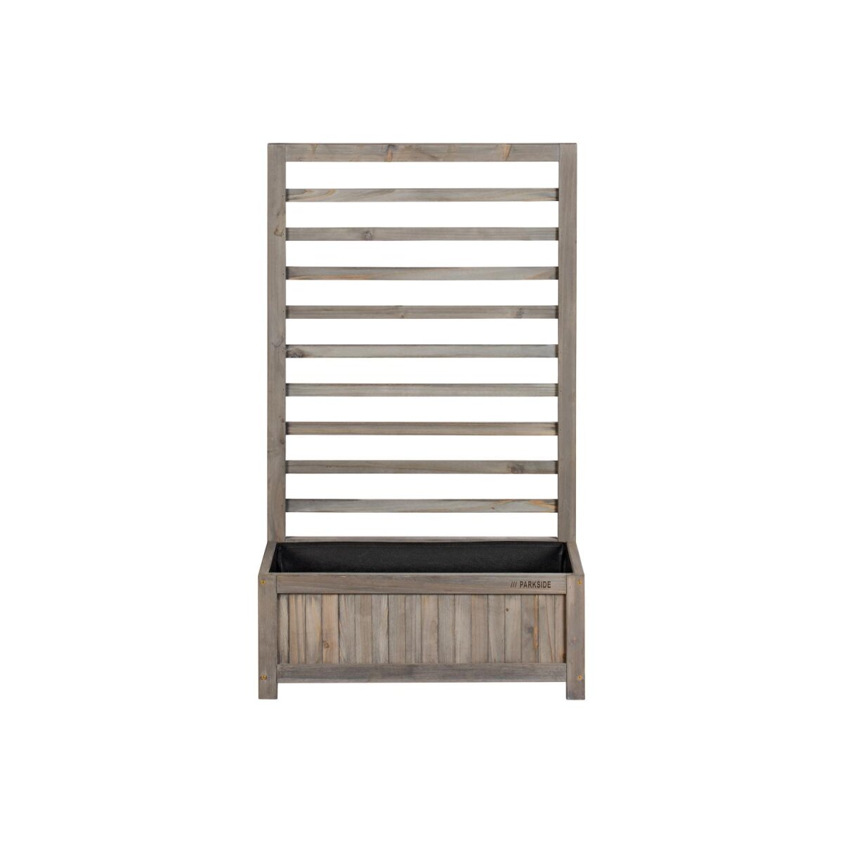 PARKSIDE® Pflanzkasten mit Rankgitter, mit umweltfreundlicher Lasur (Grau) - B-Ware neuwertig
