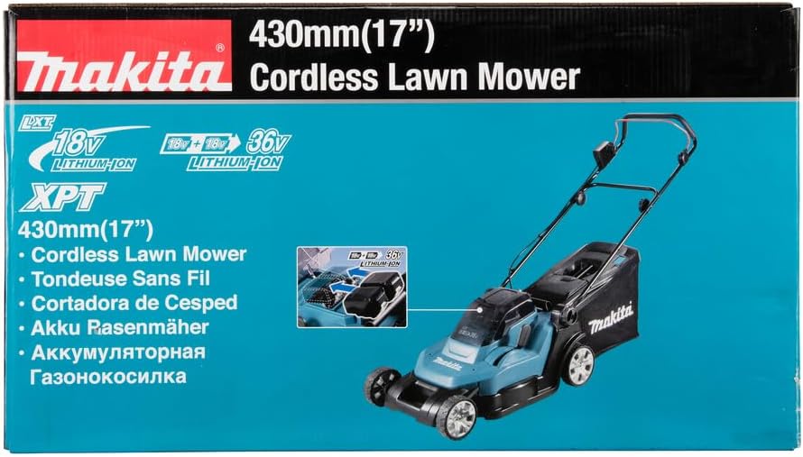 Makita DLM432Z Akku-Rasenmäher 2x18 V (ohne Akku, ohne Ladegerät)