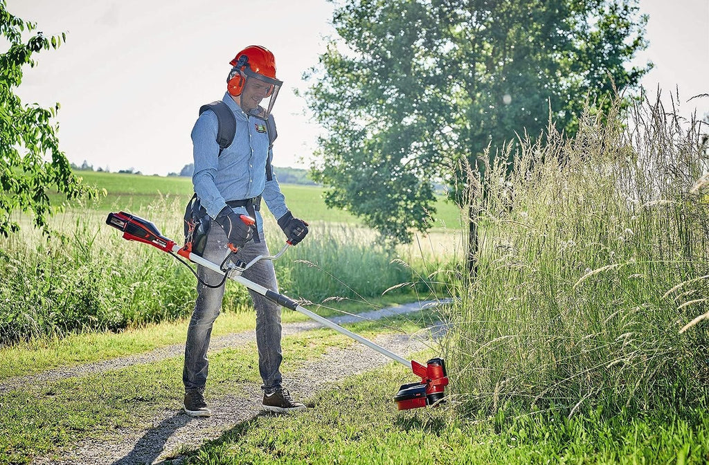 Einhell Akku-Sense AGILLO 18/200 Power X-Change (Lithium Ionen, 18V, 7.500 Umdrehungen/Min., Faden m. Tippautomatik/3-Zahn-Messer, Front-Motor, Bike-Handle, ohne Akku u. Ladegerät)