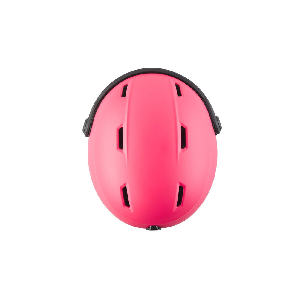 CRIVIT Kinder Ski und Snowboardhelm, mit Visier (beere) - B-Ware Transportschaden Kosmetisch