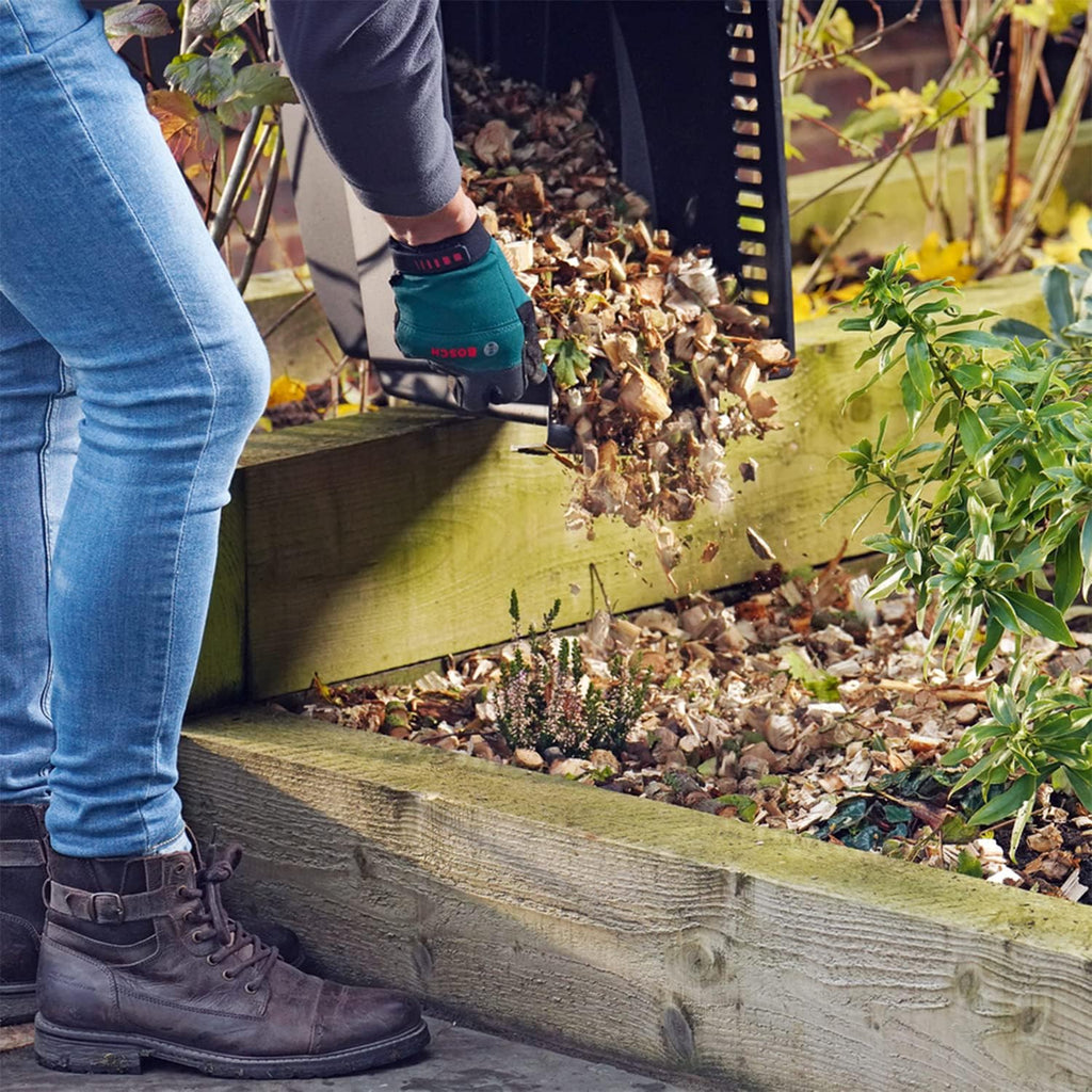 Bosch Turbinenhäcksler AXT 25 TC (2.500 W; geeignet für Holz und harte Gartenabfälle; inklusive Gartenhandschuhe; integrierte Fangbox 53 l; in Karton) – Edition
