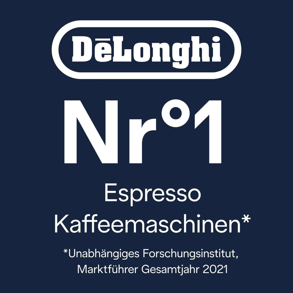 De'Longhi Magnifica Evo Next ECAM312.80.TB, Kaffeevollautomat mit 13 Getränken (Cappuccino, Espresso, Latte Macchiato), 2,4'' TFT Farbdisplay, LatteCrema Milchsystem, 2-Tassen-Funktion, Titan