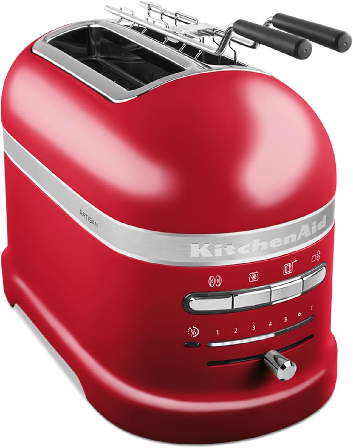 KitchenAid Toaster für 2 Scheiben mit Sandwich-Zange | Artisan | Retro Toast Machine | Verschiedene Funktionen und Bräunungsstufen | Grün