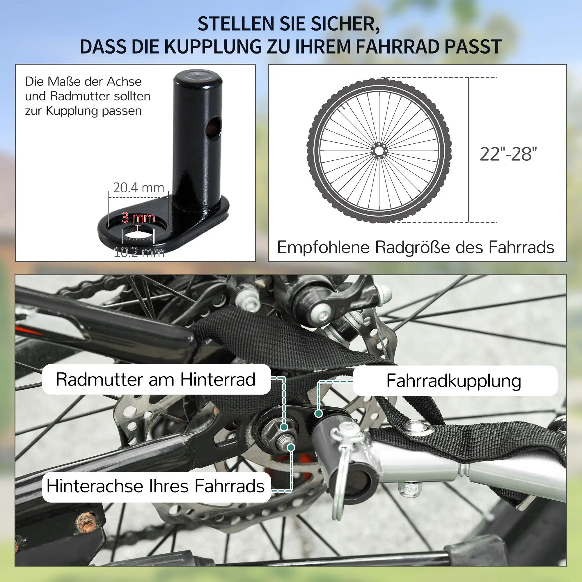 HOMCOM Fahrradanhänger Lastenanhänger faltbar große Transportbox