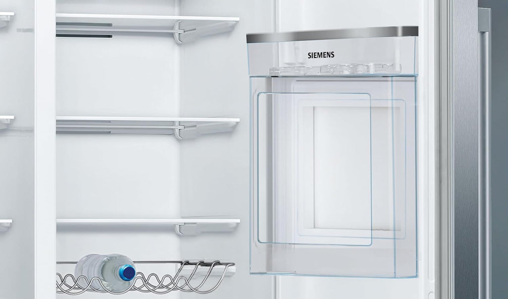 SIEMENS KF96NVPEA iQ300 Multi-Door-Kühlschrank, 183 x 91 cm, 405 L Kühlen & 200 L Gefrieren, hyperFresh längere Frische, noFrost nie wieder abtauen, superCooling schnellere Kühlung