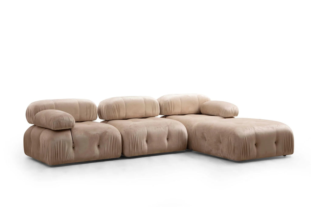 Bubble Corner ( L1 Ecksofa - Sahne