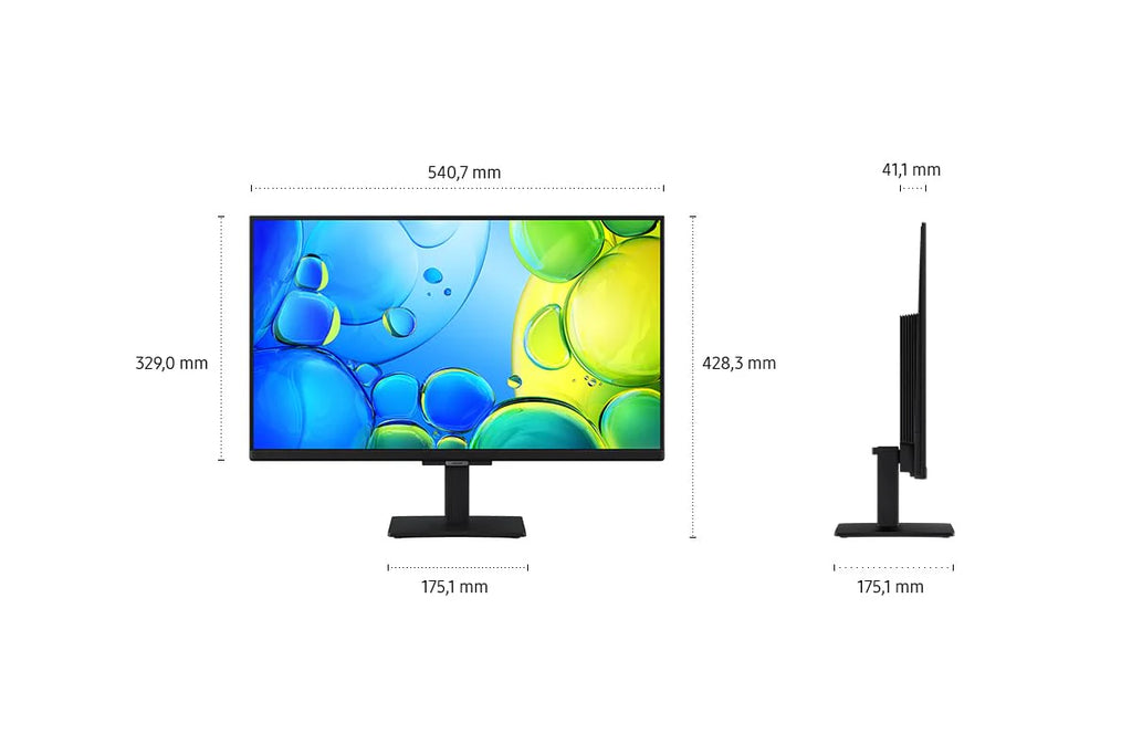 Samsung Full HD F6009F 24 Zoll (61 cm) LED Flachbildfernseher, PurColor-Technologie, HDR, Object Tracking Sound Lite, Knox Security, One UI Tizen, Smart TV, Unbegrenzt kostenlose Inhalte