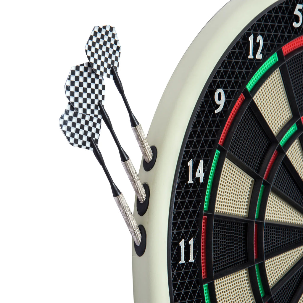 HOMCOM Elektronische Dartscheibe 18 Spiele 8 Spieler LCD Display