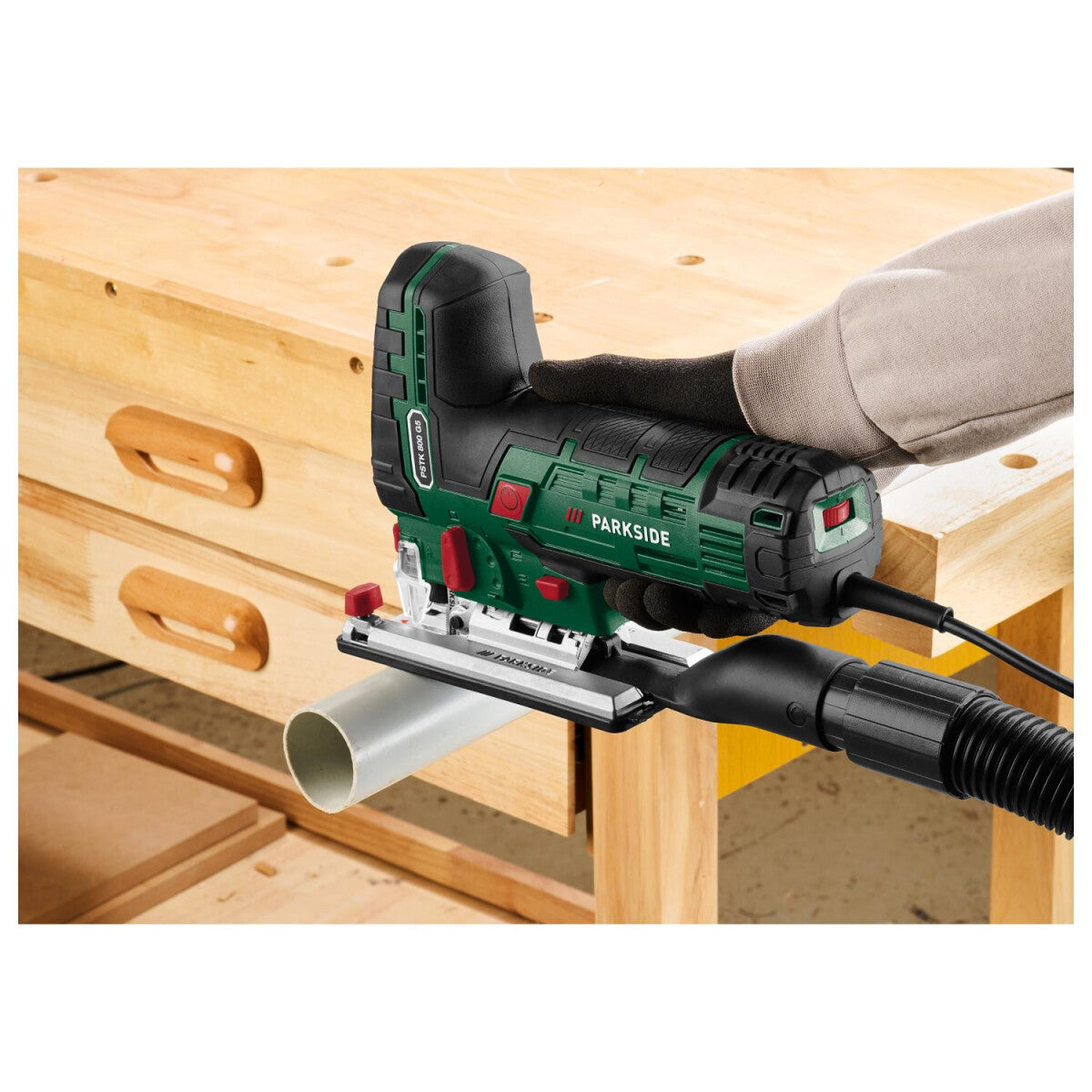 PARKSIDE® Pendelhubstichsäge »PSTK 800 G5«, mit 3-stufig einstellbarem Pendelhub - B-Ware gut