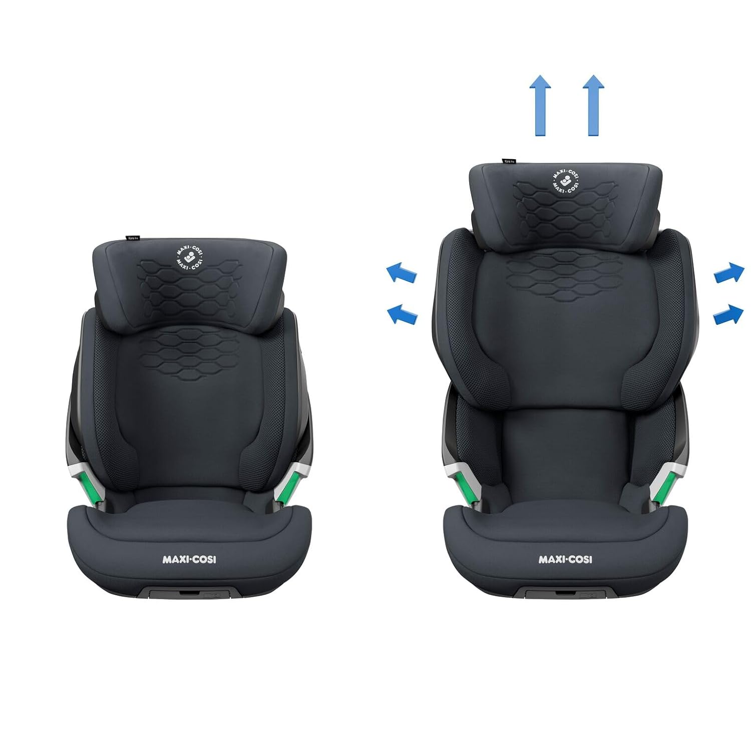 Maxi-Cosi Kore Pro i-Size Kindersitz, 3.5–12 Jahre, 100–150 cm, ClickAssist Licht, Verstellbare Höhe/Breite, Side Protection System+, Authentic Cognac