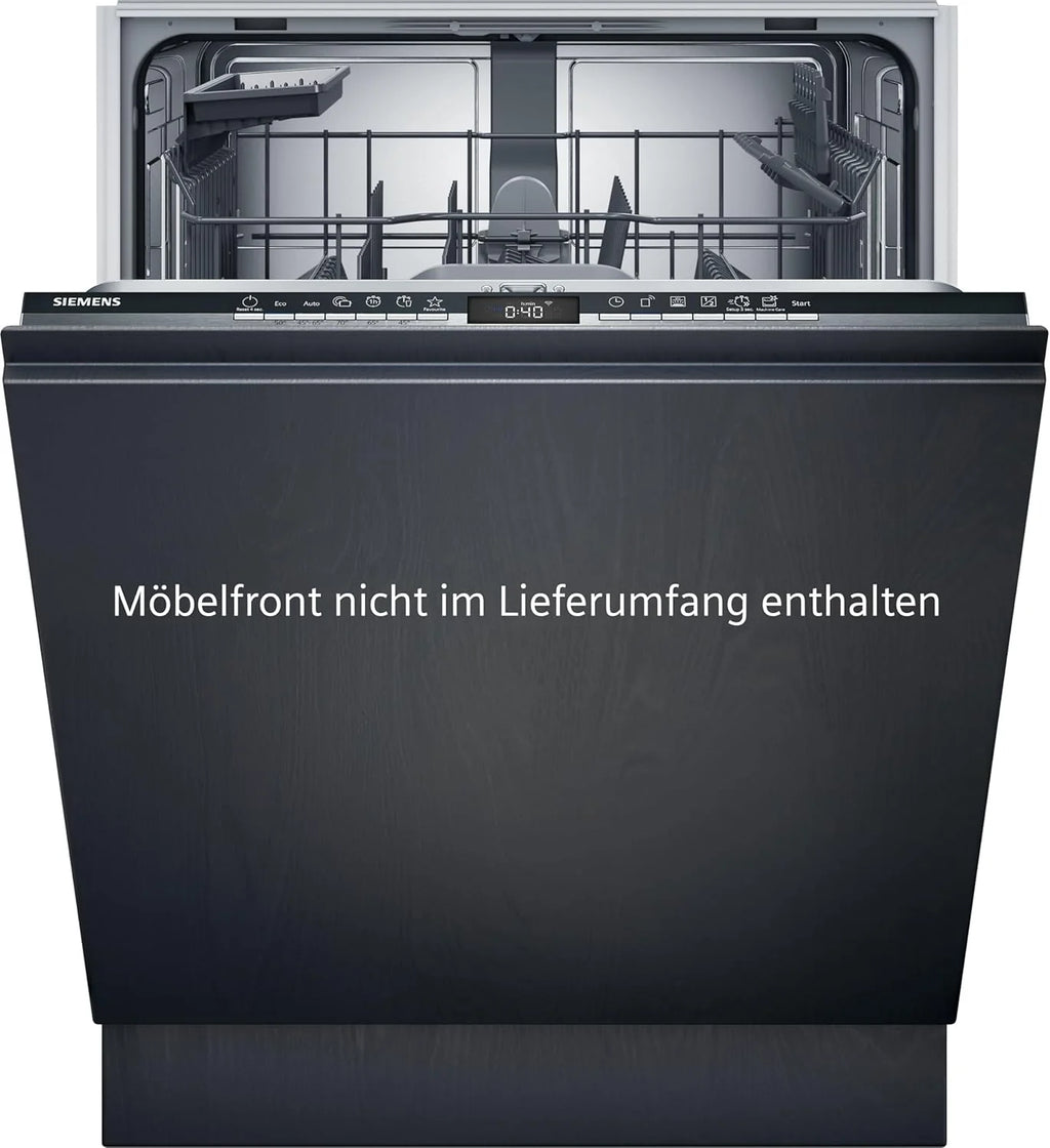 Siemens SN63EX06VE, iQ300 Smarter Geschirrspüler, Vollintegrierte Spülmaschine, 60 cm, Besteckschublade, Extra leise, varioSpeed, Automatische Türöffnung, Dreifach rackMatic, infoLight, intesiveZone