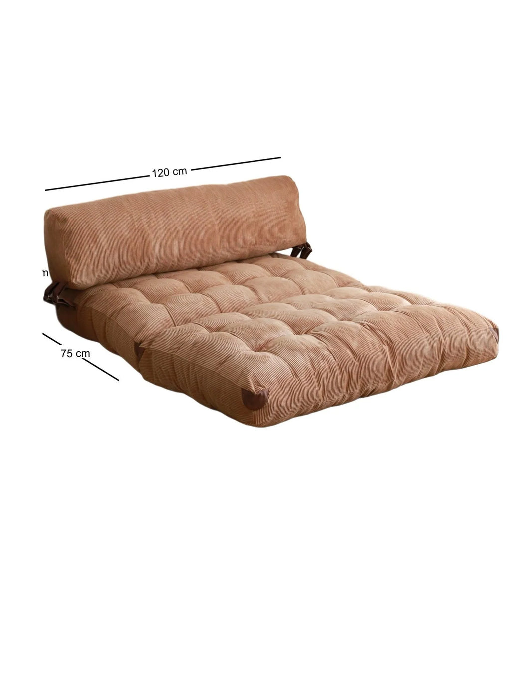 Fold Kadife 2 Bettsofa - Kamel