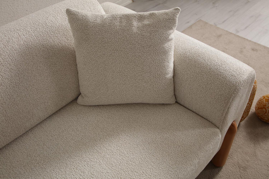 Lyke 3 Sitzer Bettsofa - Sahne