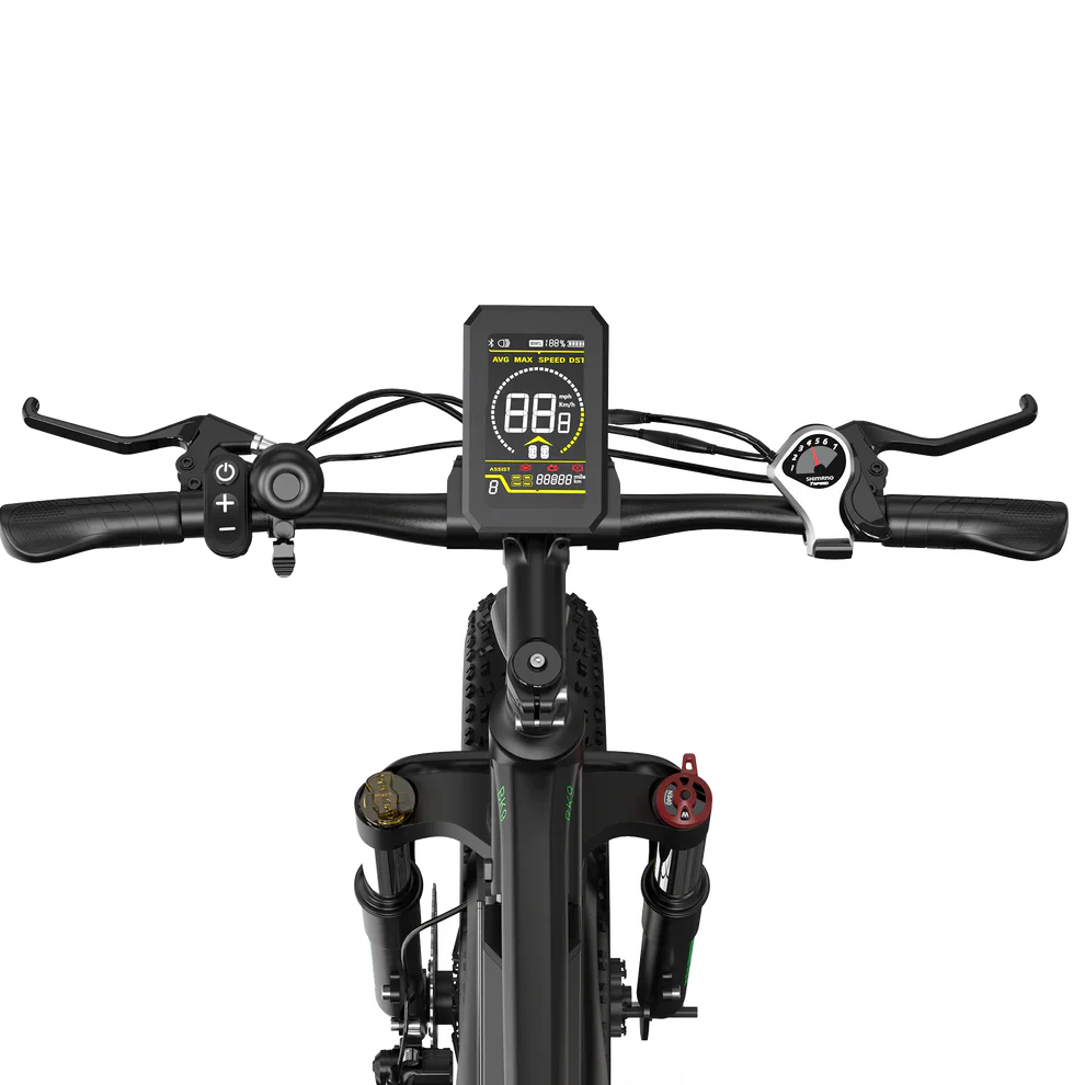 Hitway BK9 E-Bike - 500W Motor, 48V 15Ah, 26 x 4.0 Fat Tire - All-Terrain Mountain E-Bike