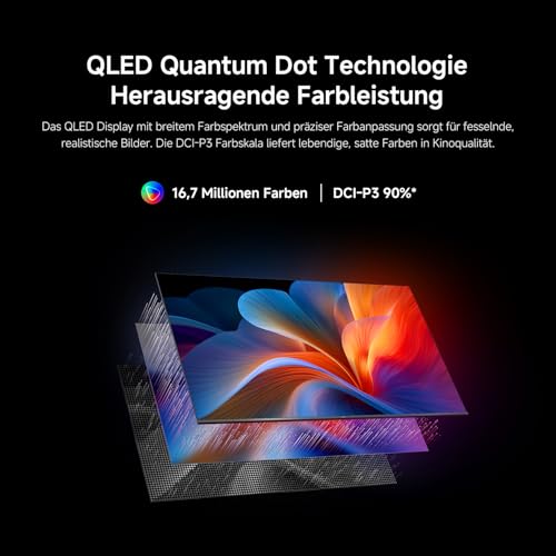 Xiaomi TV F Pro 32, 32 Zoll (81 cm), QLED, Smart TV, Fire OS7, Triple Tuner DVB-C/S/S2/T/T2,Dolby Audio™, DTS Virtual:X, DTS-HD, Sprachsteuerung mit Alexa, Kompatibel mit Apple AirPlay
