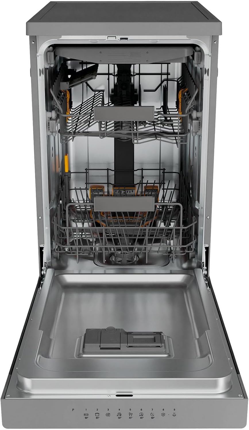 Bauknecht BK6FC11BS7A0X Vollintegrierbarer Geschirrspüler (45 cm)/ ActiveDry/Sensorprogramm/PowerClean/Besteckschublade/Hygiene-Programm/Vollwasserschutz/Multizone/Startzeitvorwahl