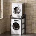 MSFE Regal über Waschmaschine,Höhenverstellbarer Wäschetrocknerständer,Lagerregal über der Waschmaschine, Tragfähigkeit 350 kg,für Waschmaschine und Trockner,73 * 64 * 110cm,Patentiertes Produkt