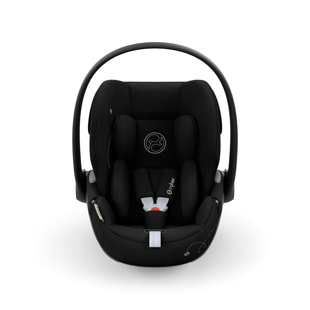 CYBEX Gold Kinderwagen EOS Lux 2-in-1 mit Babyschale Aton B2 i-Size und Babyschalen-Adapter, Reisesystem, Ab Geburt bis 22 kg (ca. 4 Jahre), Moon Black (Schwarz)