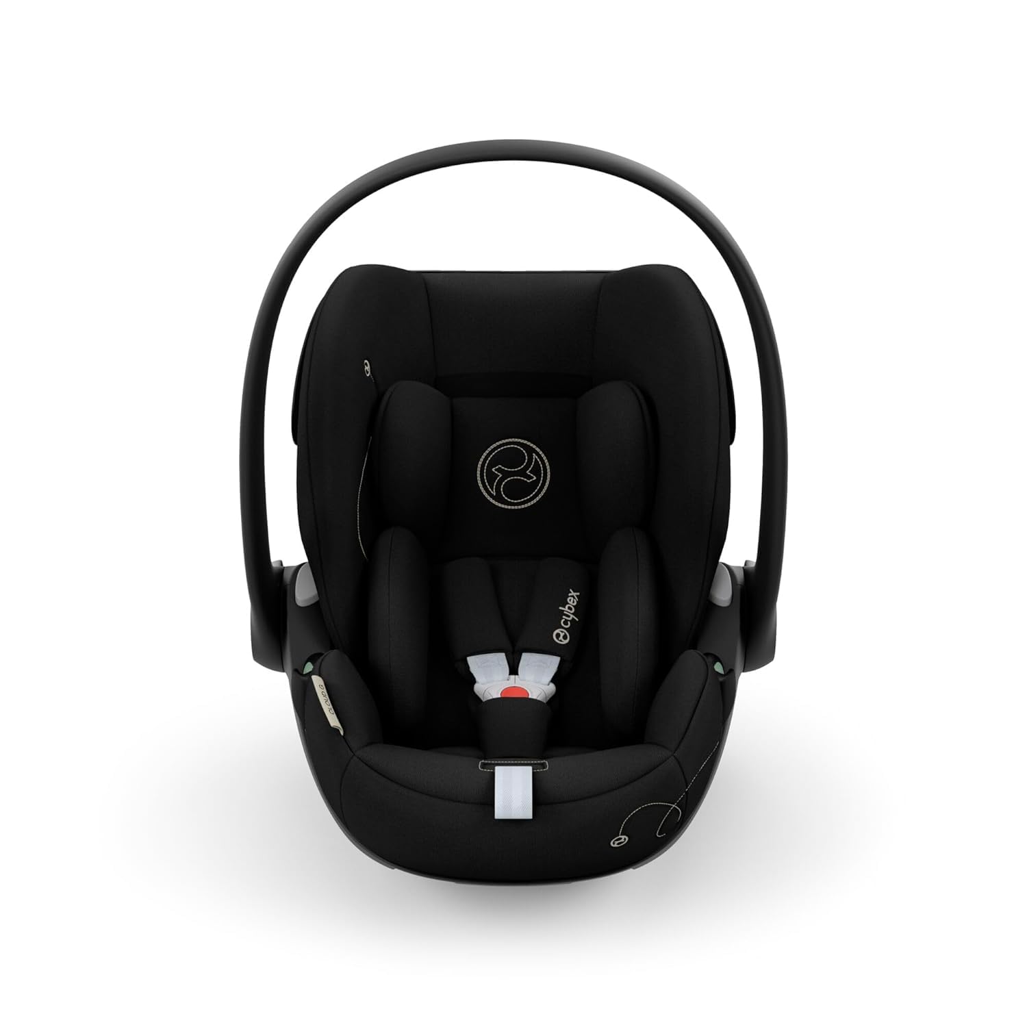 CYBEX Gold Kinderwagen EOS Lux 2-in-1 mit Babyschale Aton B2 i-Size und Babyschalen-Adapter, Reisesystem, Ab Geburt bis 22 kg (ca. 4 Jahre), Moon Black (Schwarz)