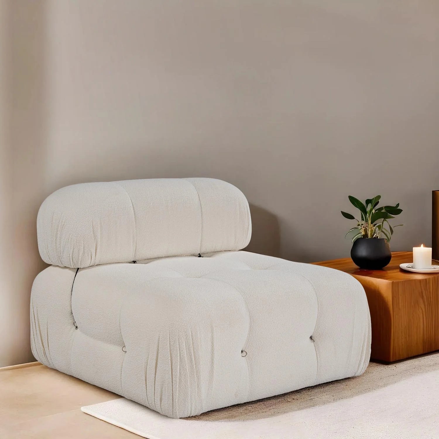 Bubble O1 Modulares Sofa - Weiss