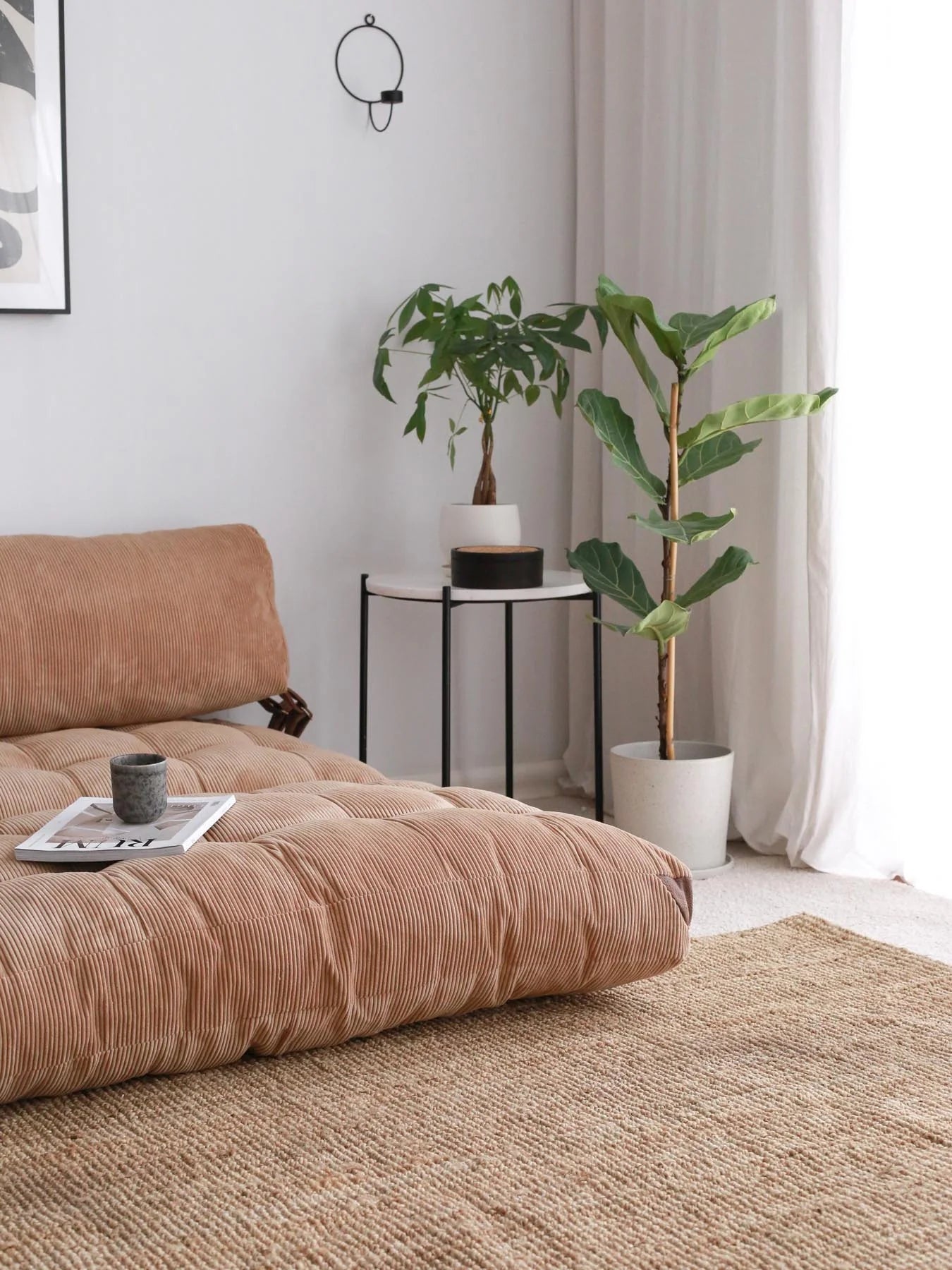 Fold Kadife 2 Bettsofa - Kamel