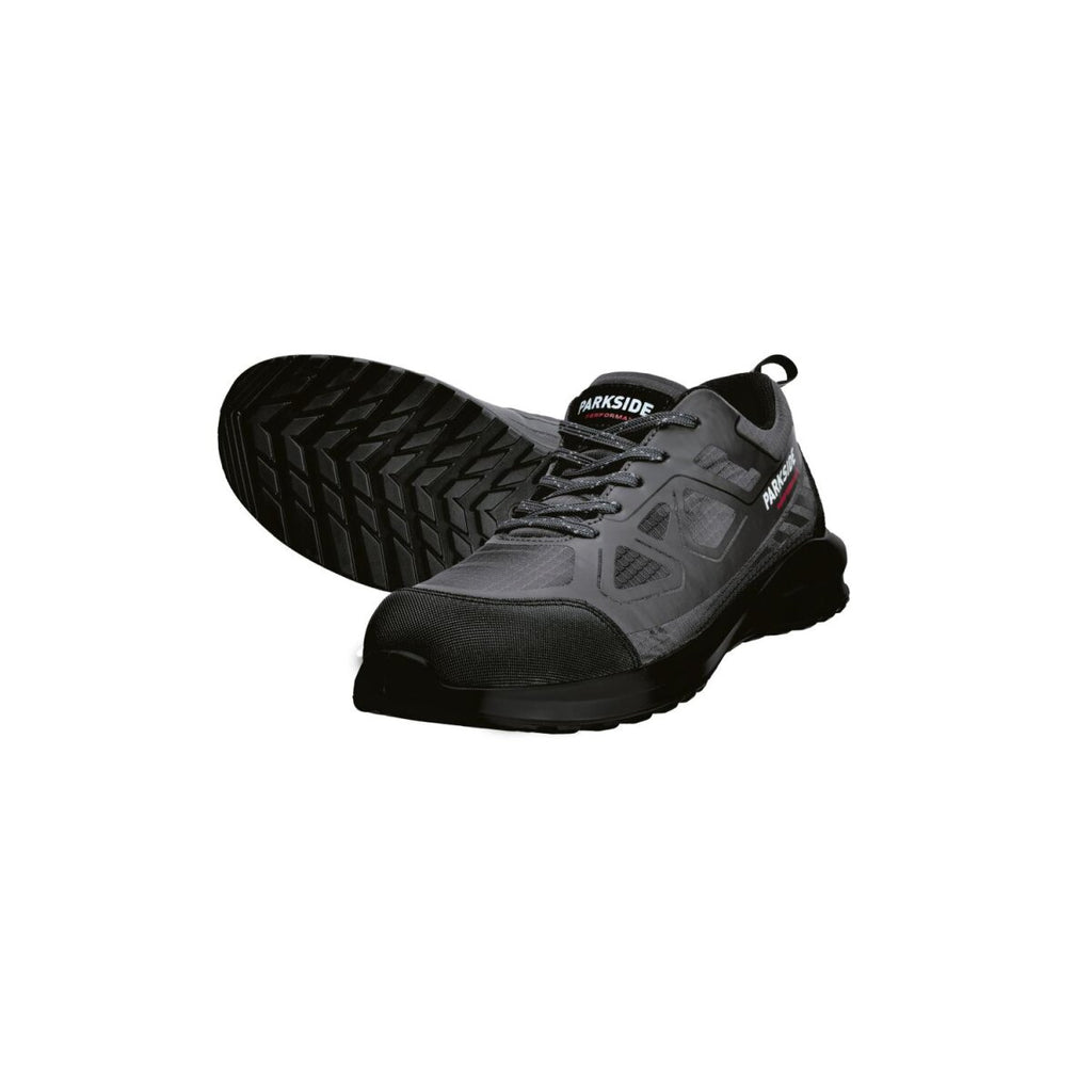 PARKSIDE PERFORMANCE® Herren Sicherheitsschuh, S3, mit Fiberglas-Zehenkappe (Grau, 44) - B-Ware neuwertig