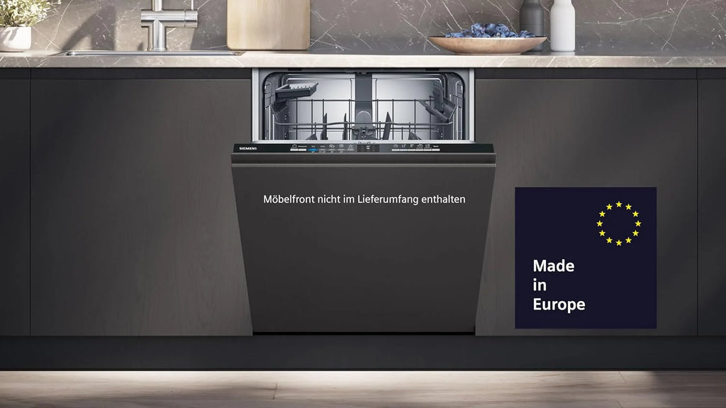 Siemens SN63EX06VE, iQ300 Smarter Geschirrspüler, Vollintegrierte Spülmaschine, 60 cm, Besteckschublade, Extra leise, varioSpeed, Automatische Türöffnung, Dreifach rackMatic, infoLight, intesiveZone