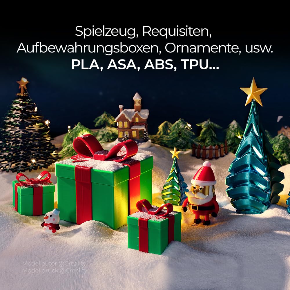 Creality K2 Plus Combo 3D-Drucker, 16-Farben Multimaterial-Druck, 350³mm XXL-Bauraum, Servo-Direktantrieb, Dual-KI-Kameras, Ultra-Leise