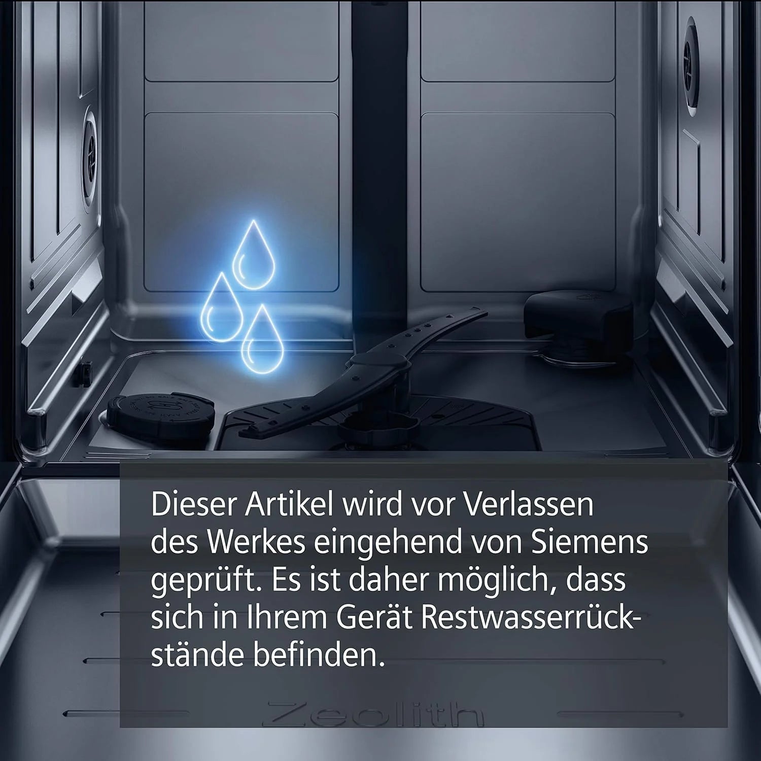 Siemens SR65YX08ME, iQ500 Smarter Geschirrspüler Vollintegriert, 45 cm breit, Besteckschublade, Zeolith, extra leise, aquaStop, automatische Türöffnung nach Programmende, varioSpeed, Innenbeleuchtung