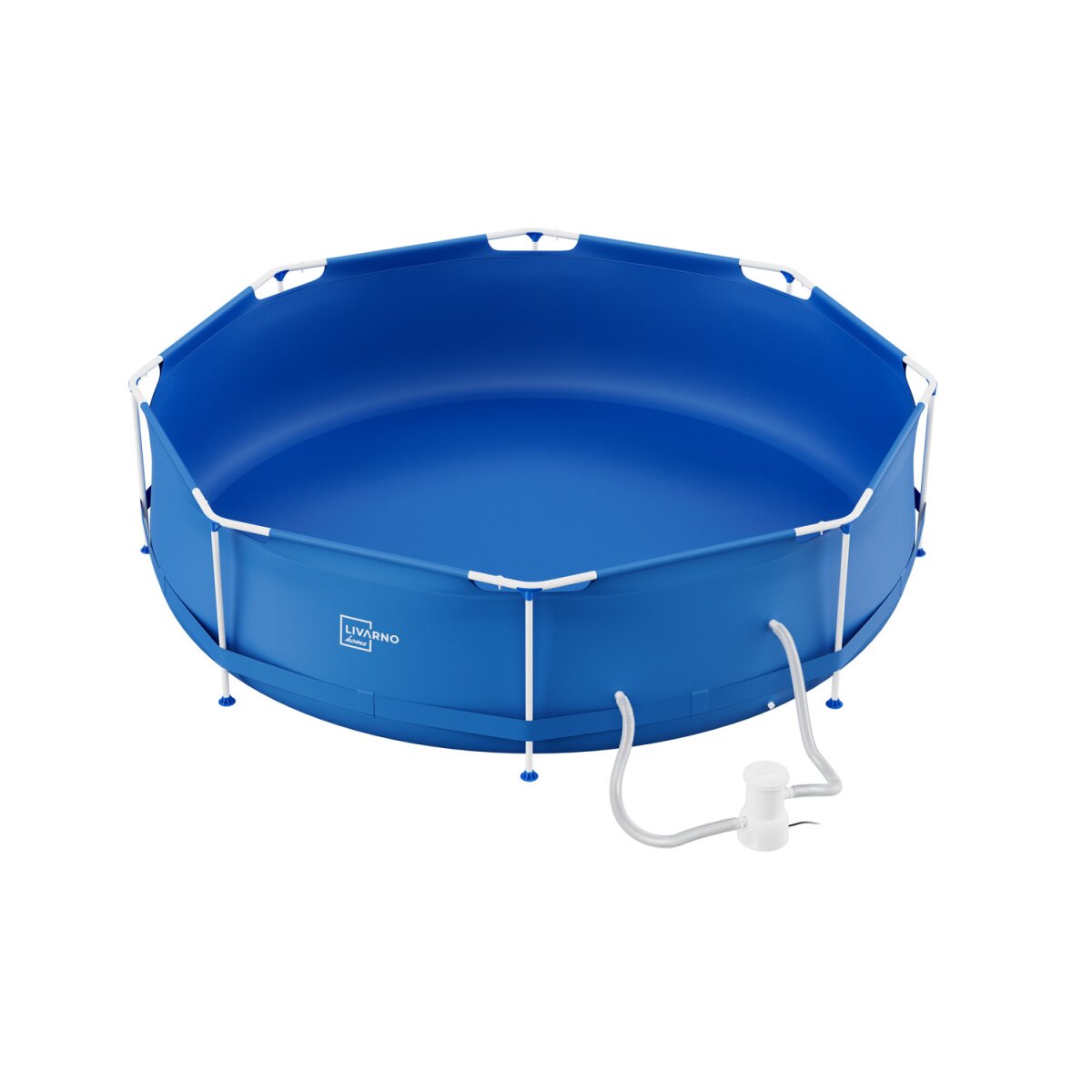 LIVARNO home Metal-Frame-Pool, Ø 300 x H 76 cm - B-Ware neuwertig
