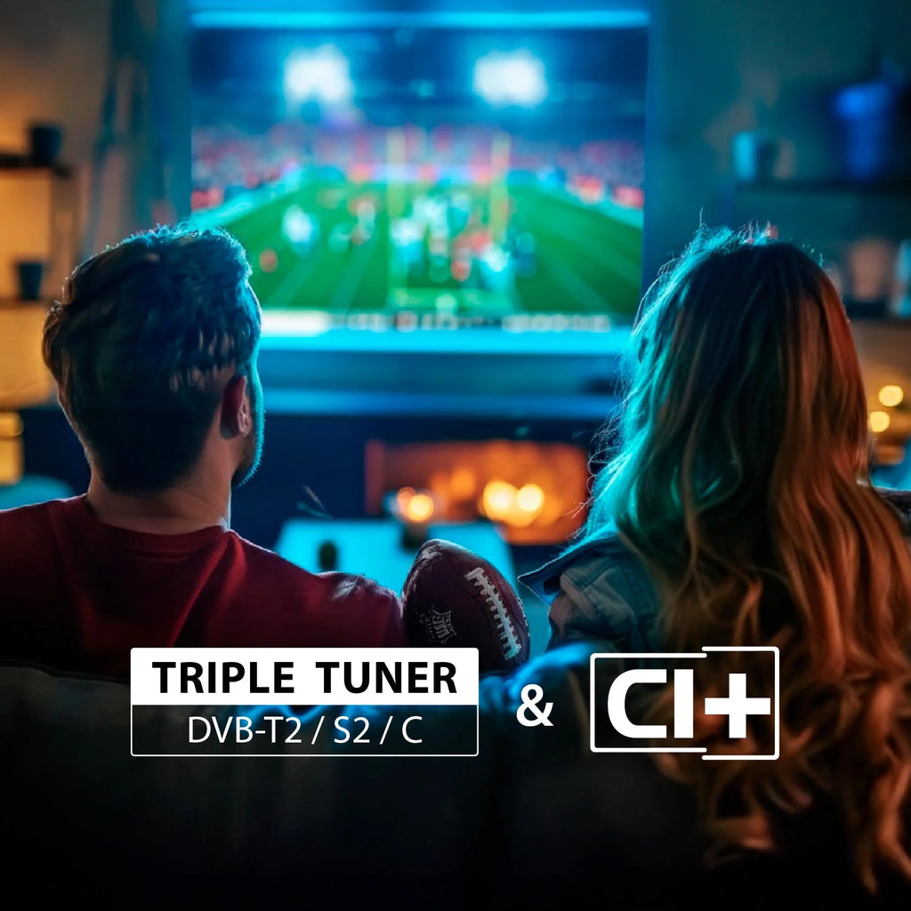 DYON ULTIMAX 40F-TI - 40 Zoll (100 cm) Full-HD Smart TV mit Tizen OS, Triple Tuner (DVB-C/-S2/-T2), Smart & Gaming Hub, Prime Video, Netflix, Disney+ [2025]